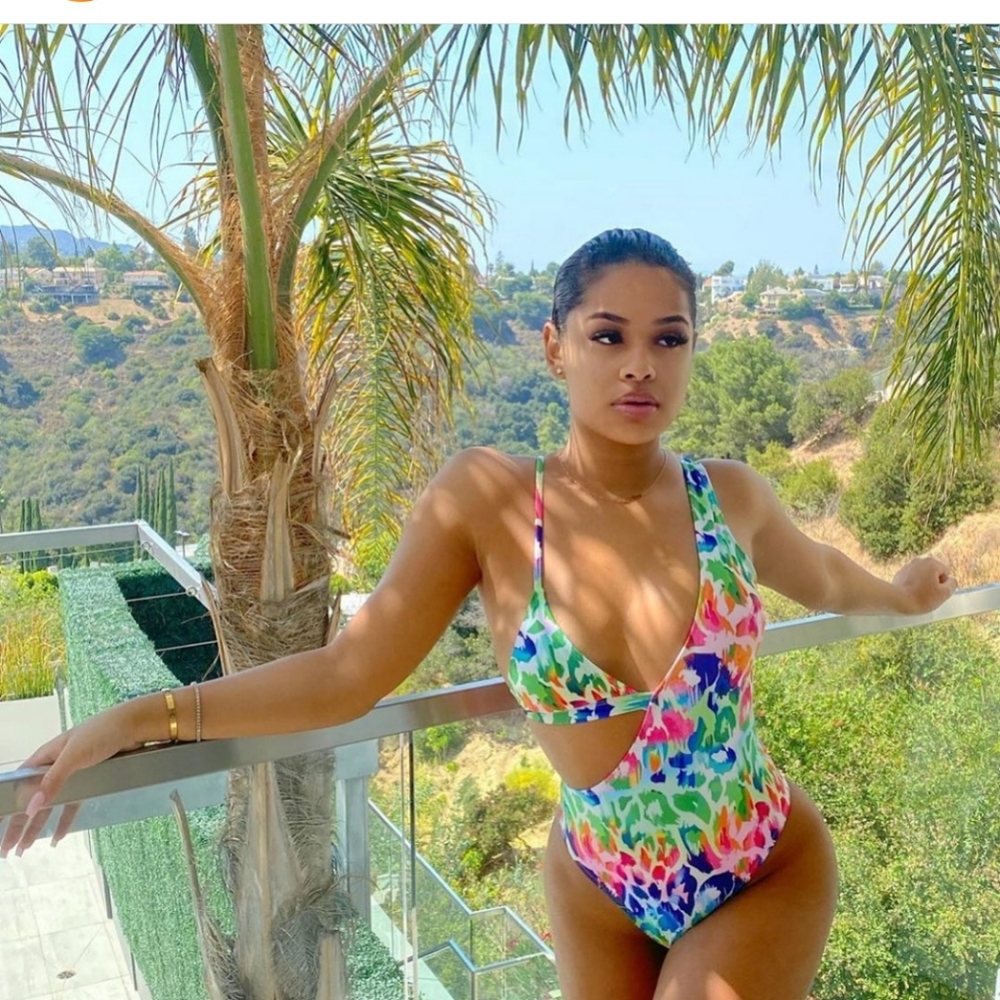 Colorful Women's One-Piece Swimsuit